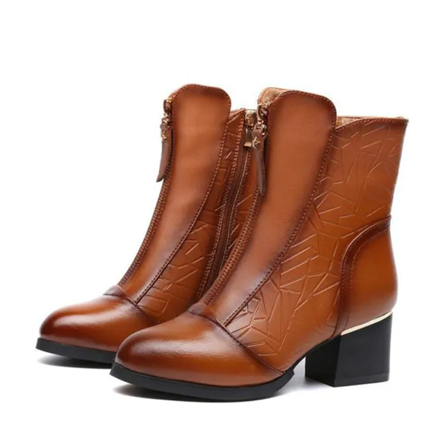 Lander Women's Square Heel Ankle Black Boots