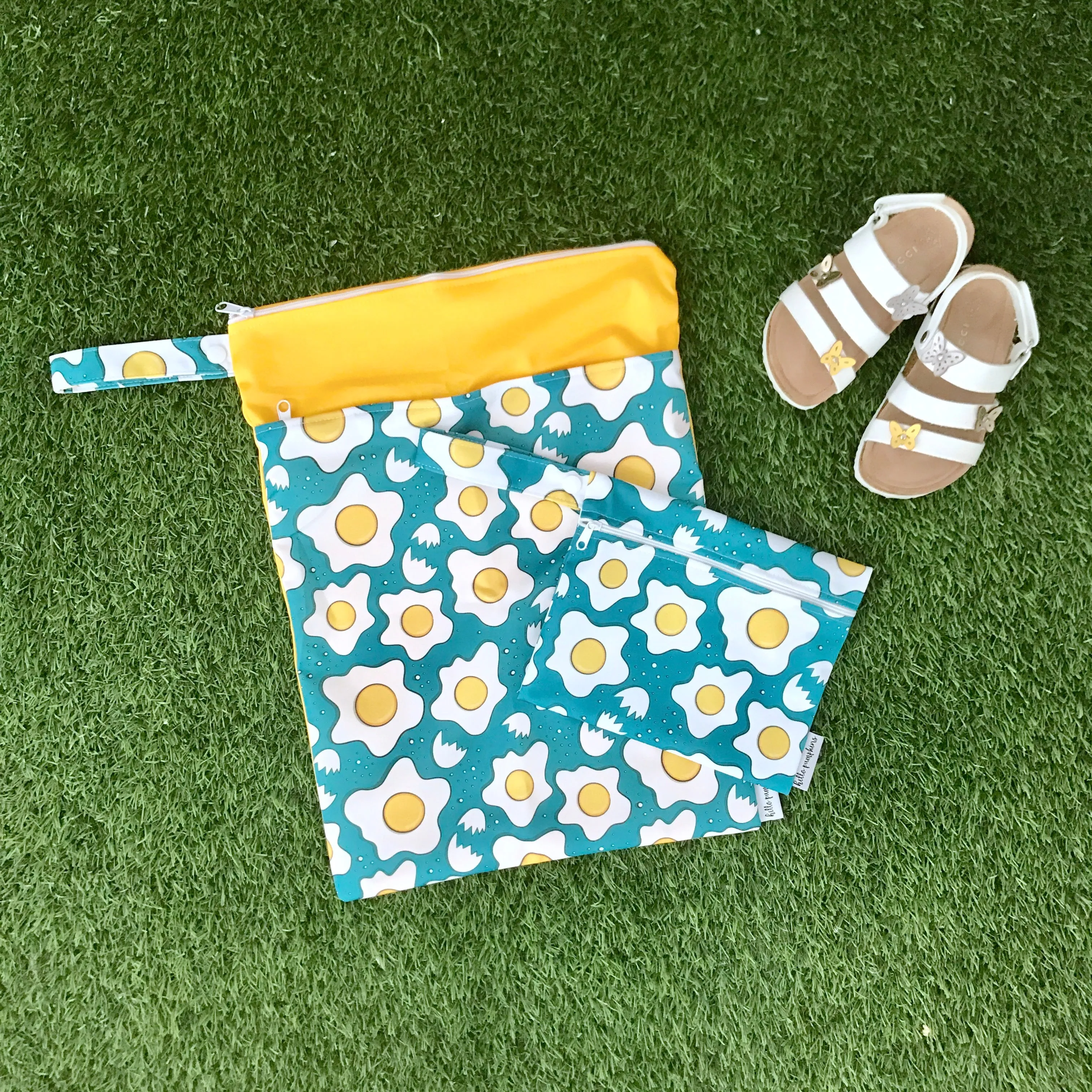 Large wet bag - Sunny Side Up