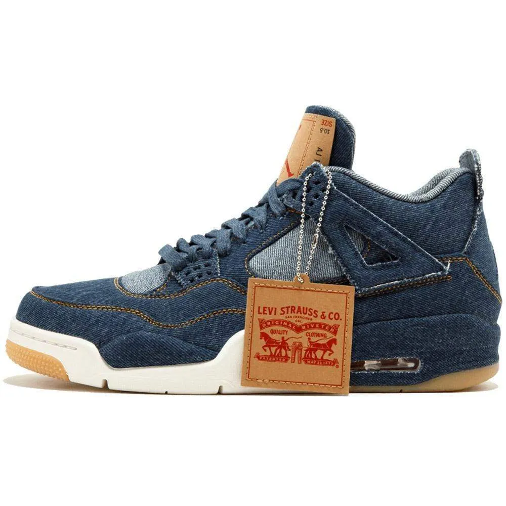 Levis x Air Jordan 4 Retro "Navy"