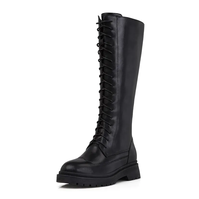 Luca Women's Winter Lace-Up Leather Boots