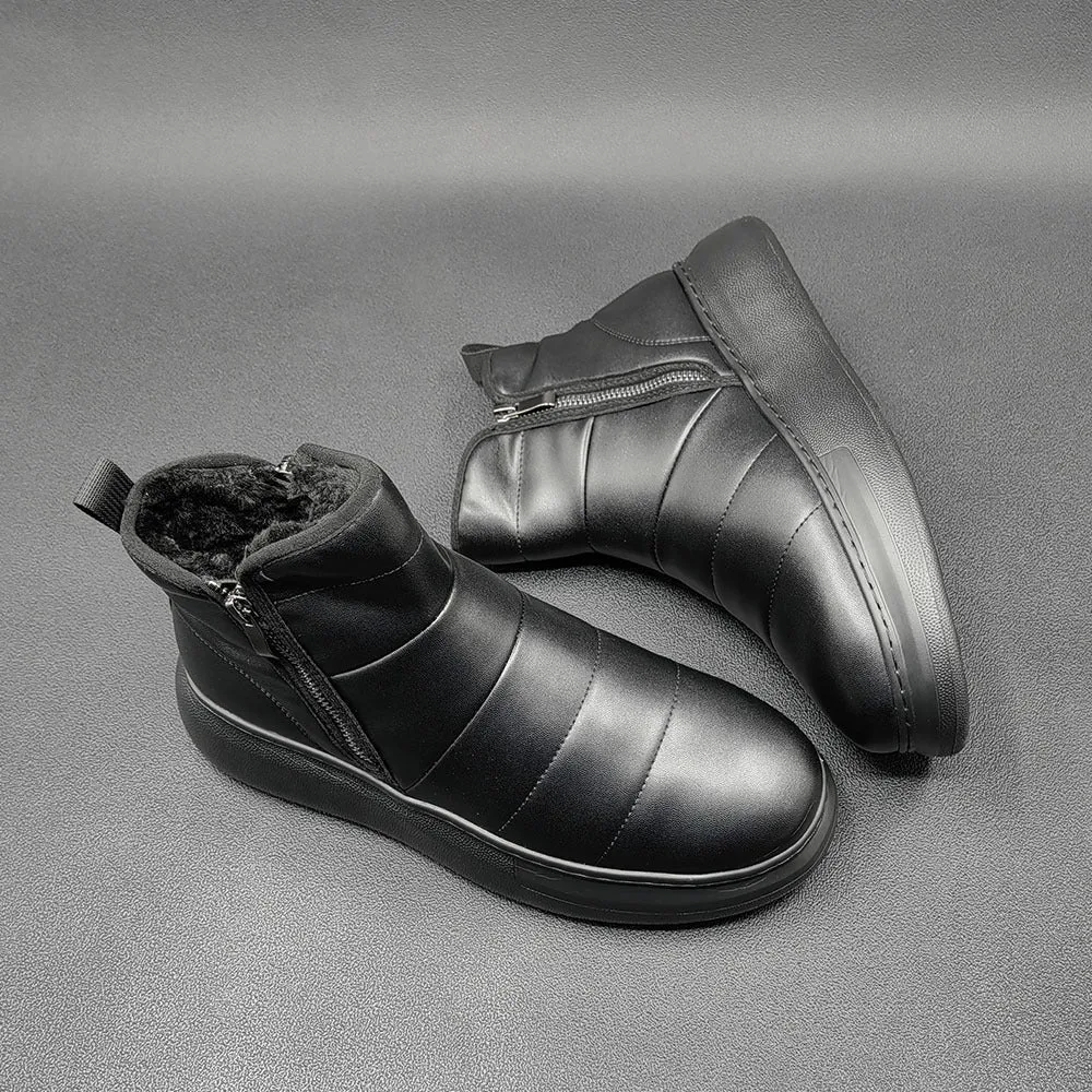 Men Casual Minimalist Furred Snow Boots