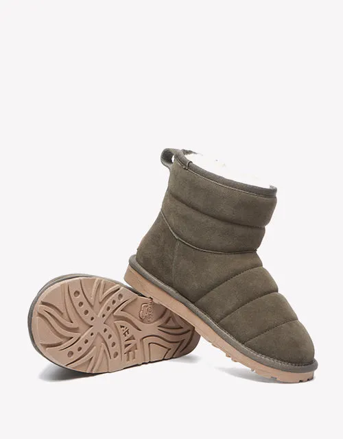 Mini Puffer in Army Green