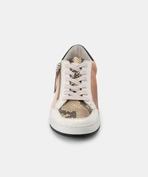 Miya Sneakers - Rose Multi Suede