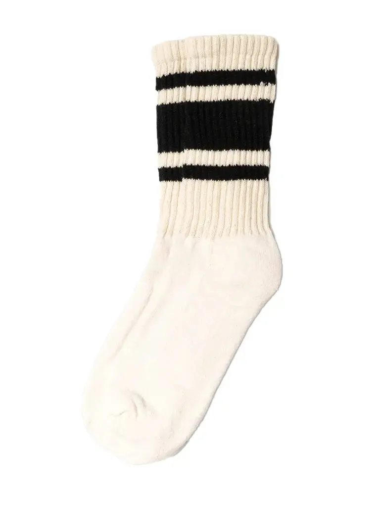 Mono Stripe Sock- Black