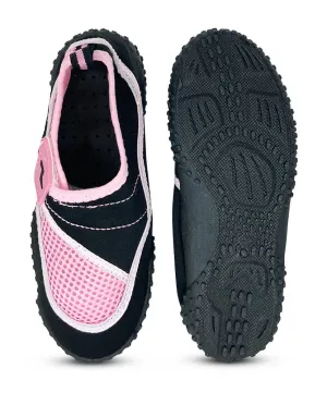 NORTY Girls 11-4 Black/Pink 2 Watershoe 38796K