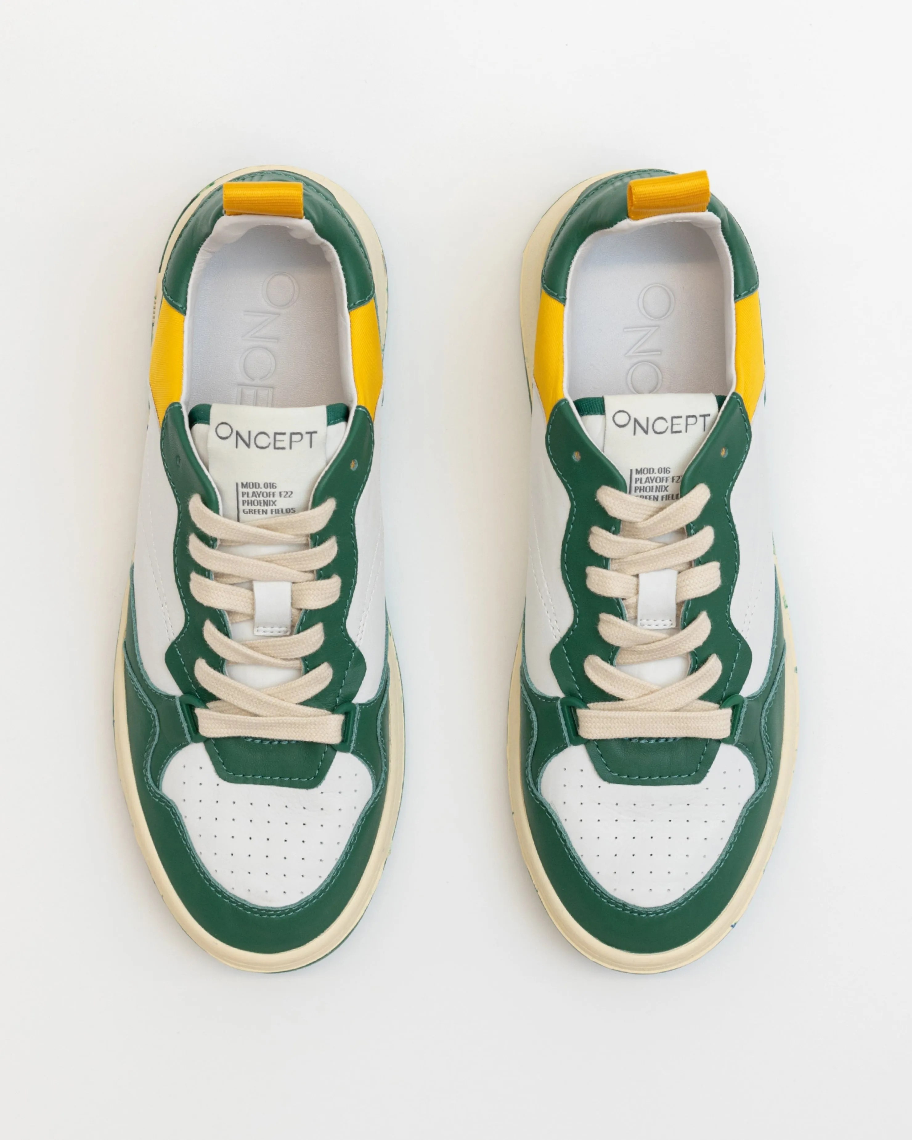 Oncept Phoenix Sneakers in Green Fields