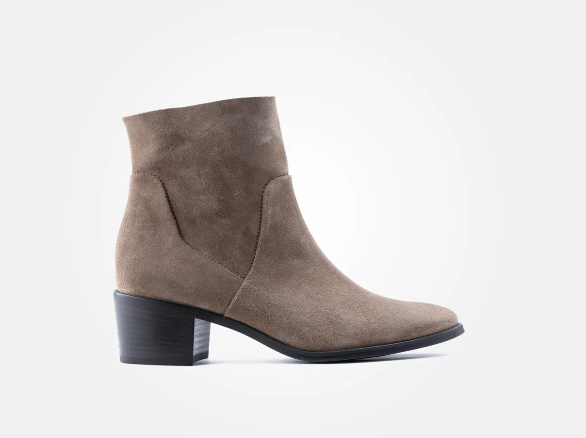 Paul Green Taupe Suede Ankle boot