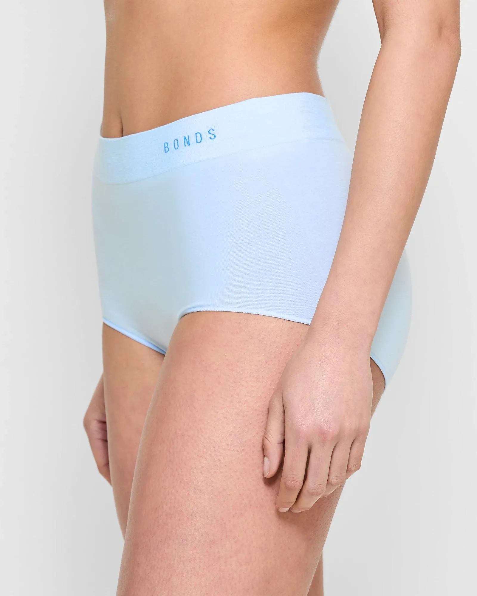 popular  Bonds Seamless Full Briefs - Blue Snow