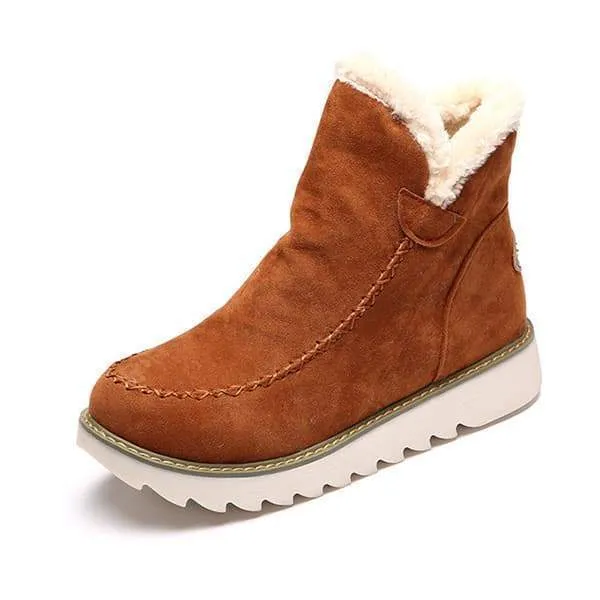 Purpdrank - Fur Lining Ankle Snow Boots