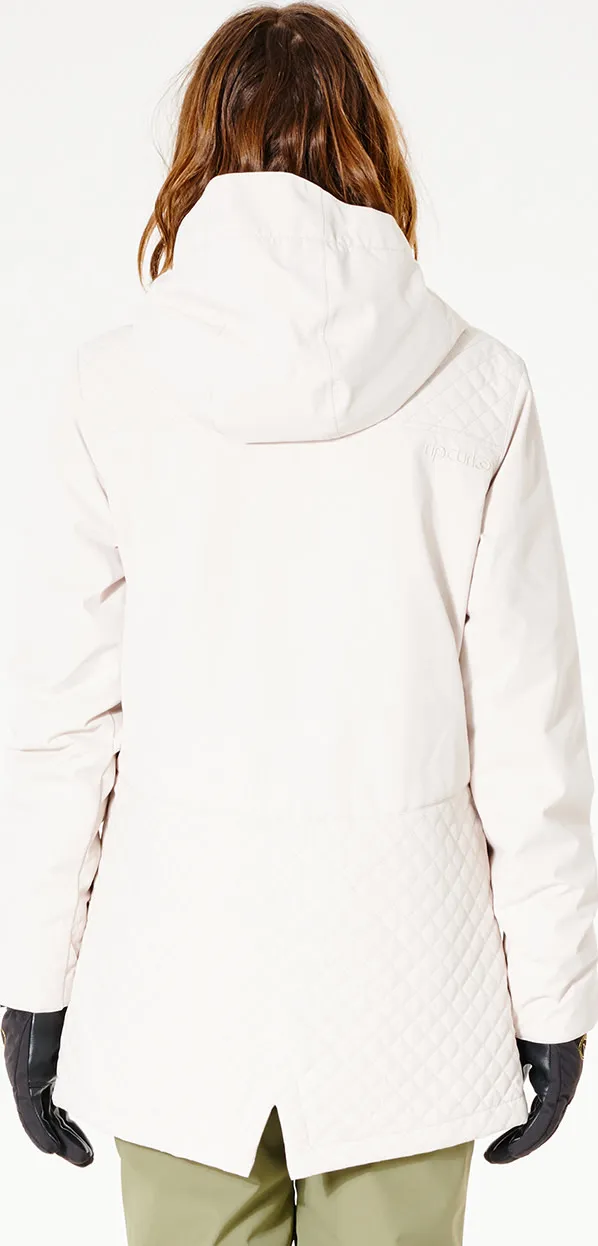 Rip Curl Women&#x27;s Apres Heat Seeker Snow Jacket Moonbeam | Buy Rip Curl Women&#x27;s Apres Heat Seeker Snow Jacket Moonbeam here | Outnorth