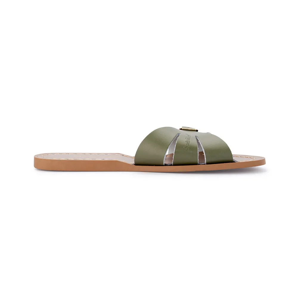 Salt Water Sandals - Adults Classic Slide Olive