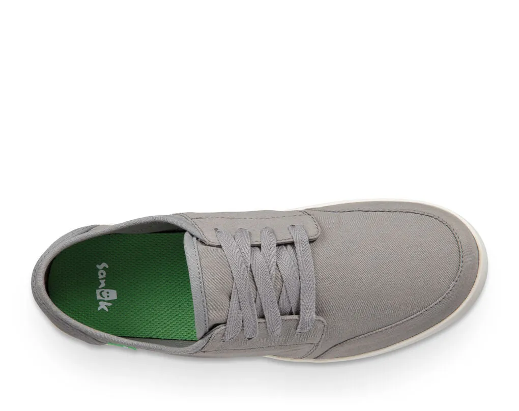 Sanuk Mens Vagabond Lace Sneaker Grey