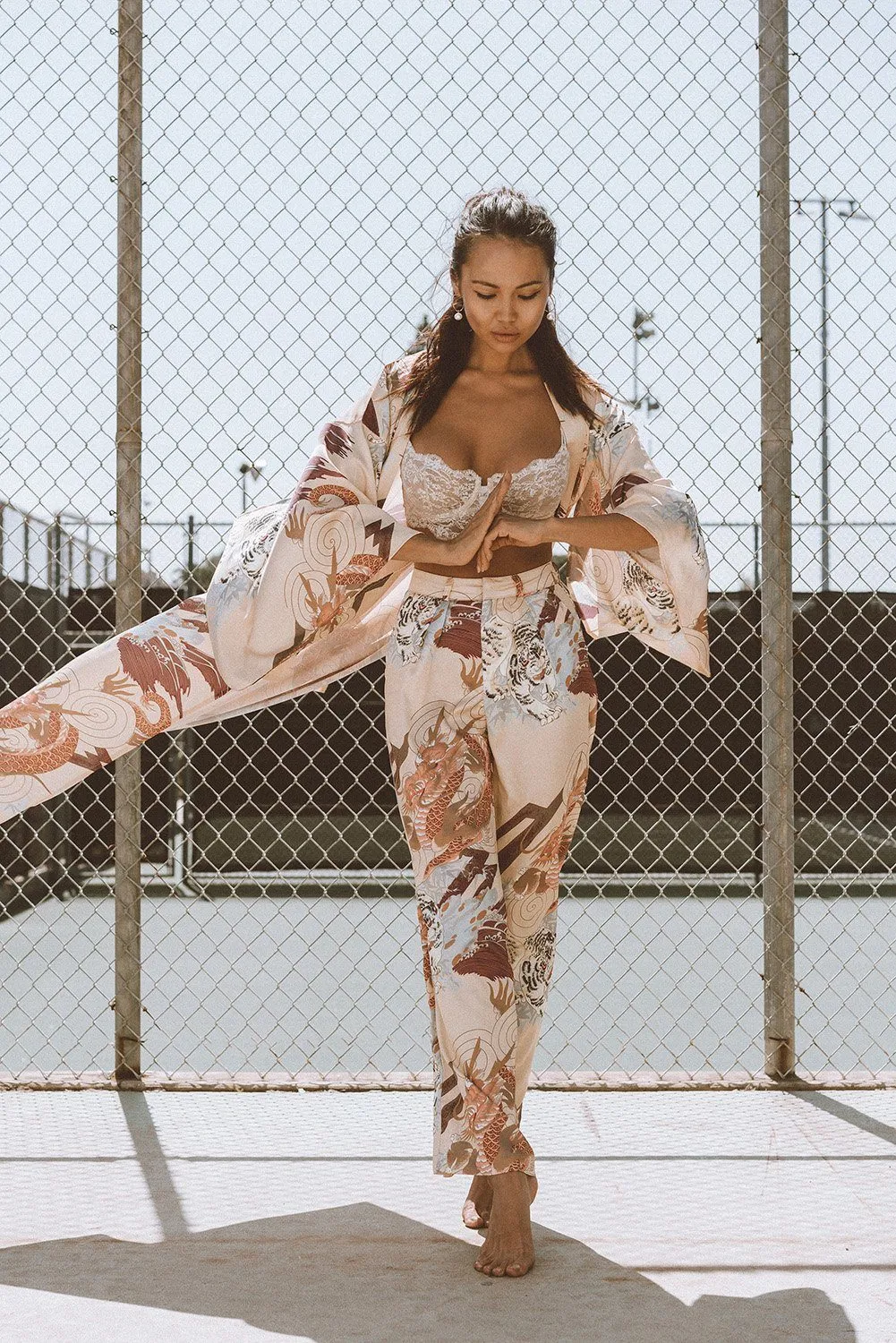 Smooth and Comfortable Satin Robe