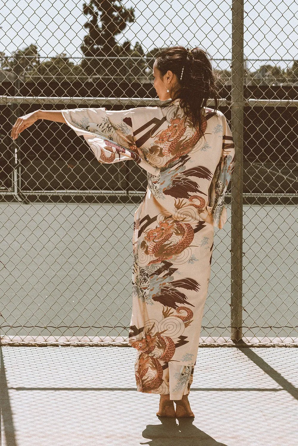 Smooth and Comfortable Satin Robe