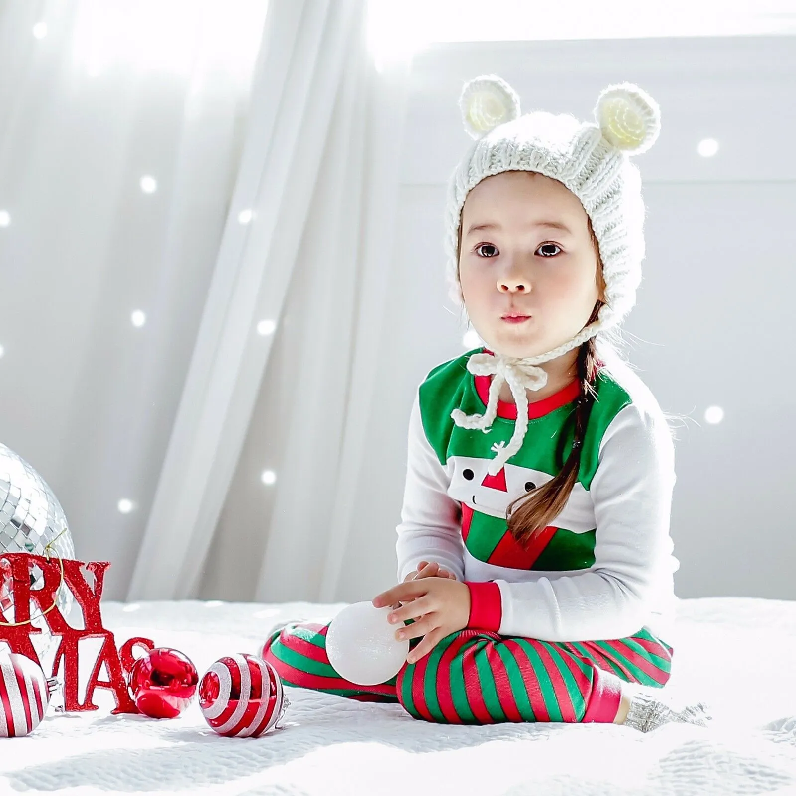 Snow Carol Long Sleeve Pajama