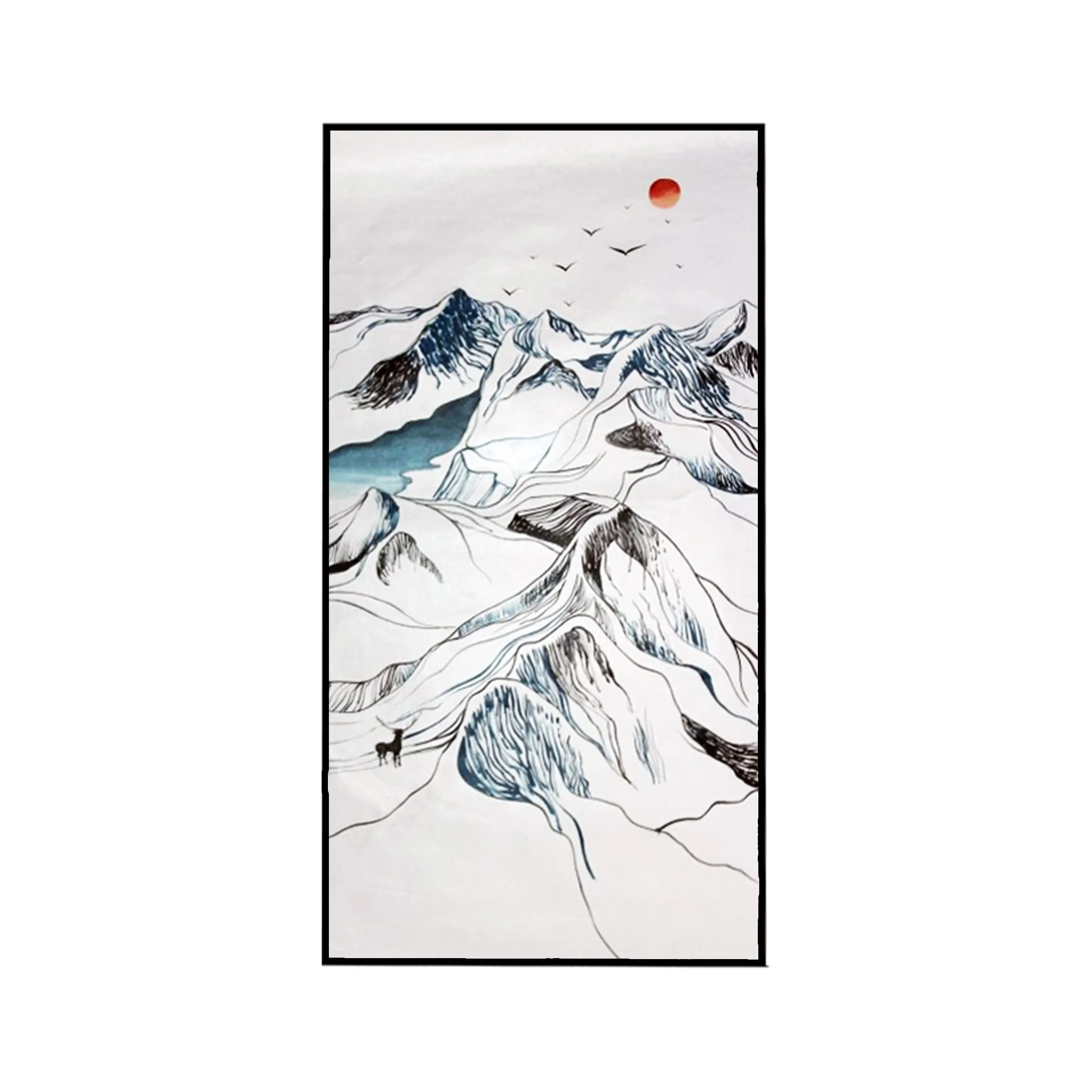 Snow Mountain Landscape
