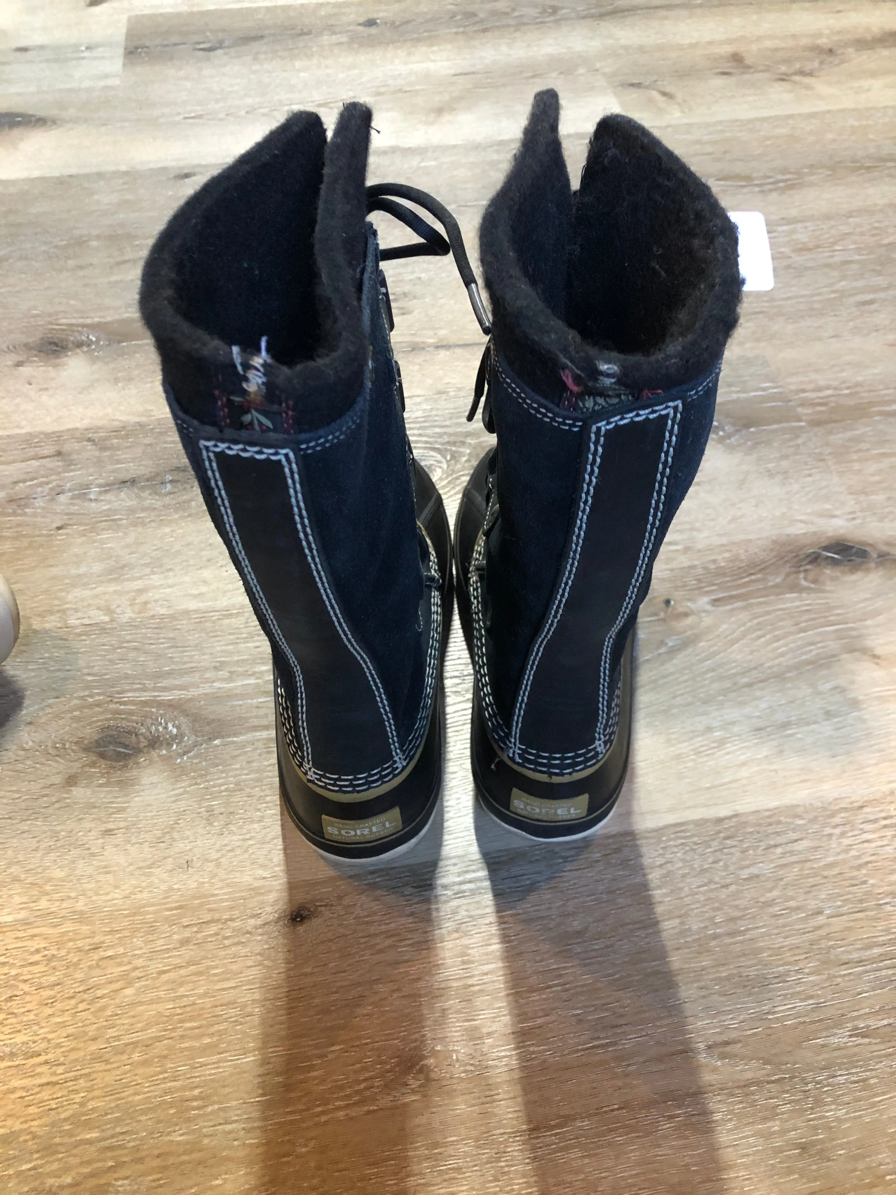 Sorel Navy Winter Storm Boots, 6 Womens