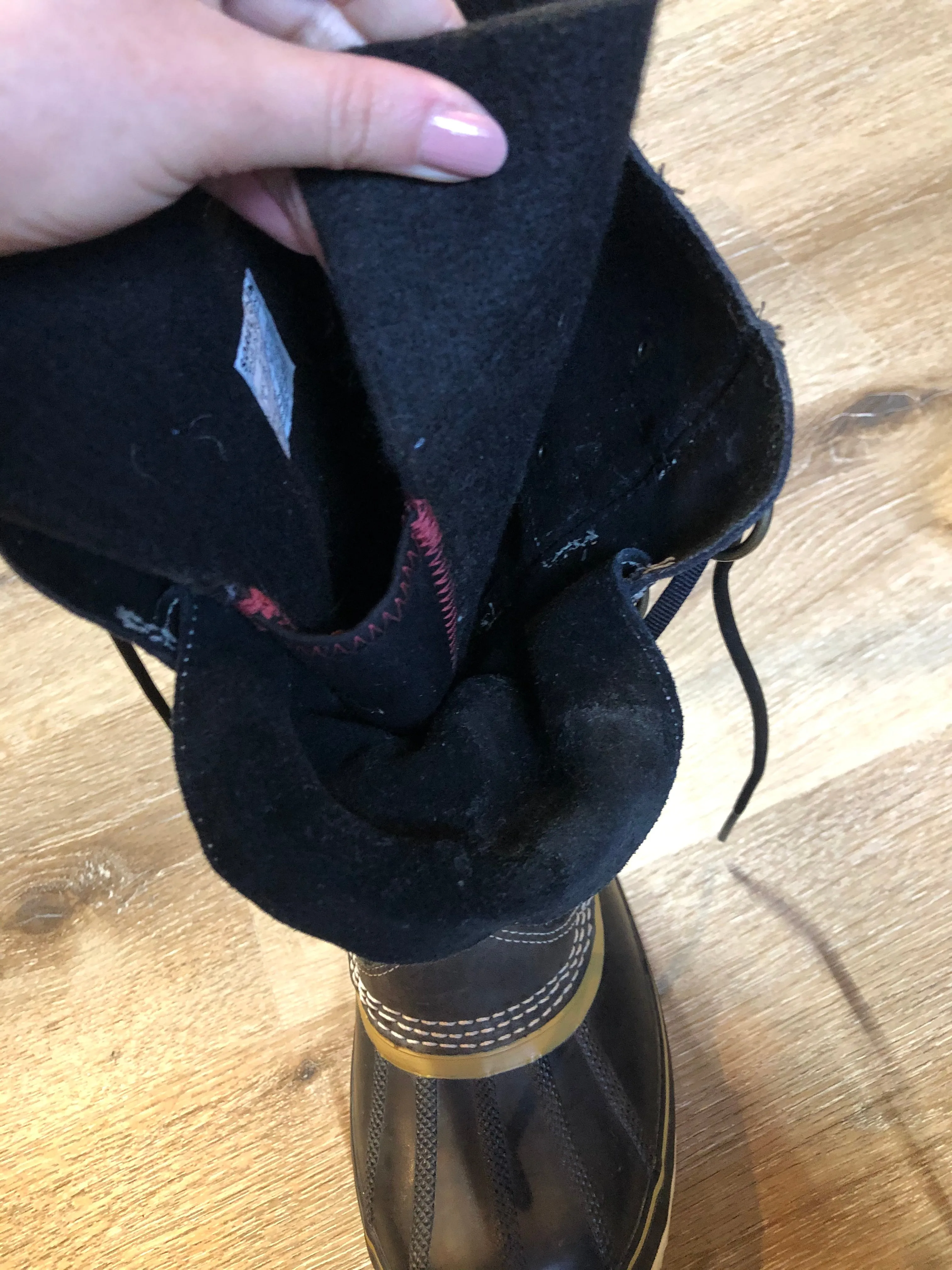 Sorel Navy Winter Storm Boots, 6 Womens
