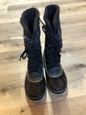 Sorel Navy Winter Storm Boots, 6 Womens