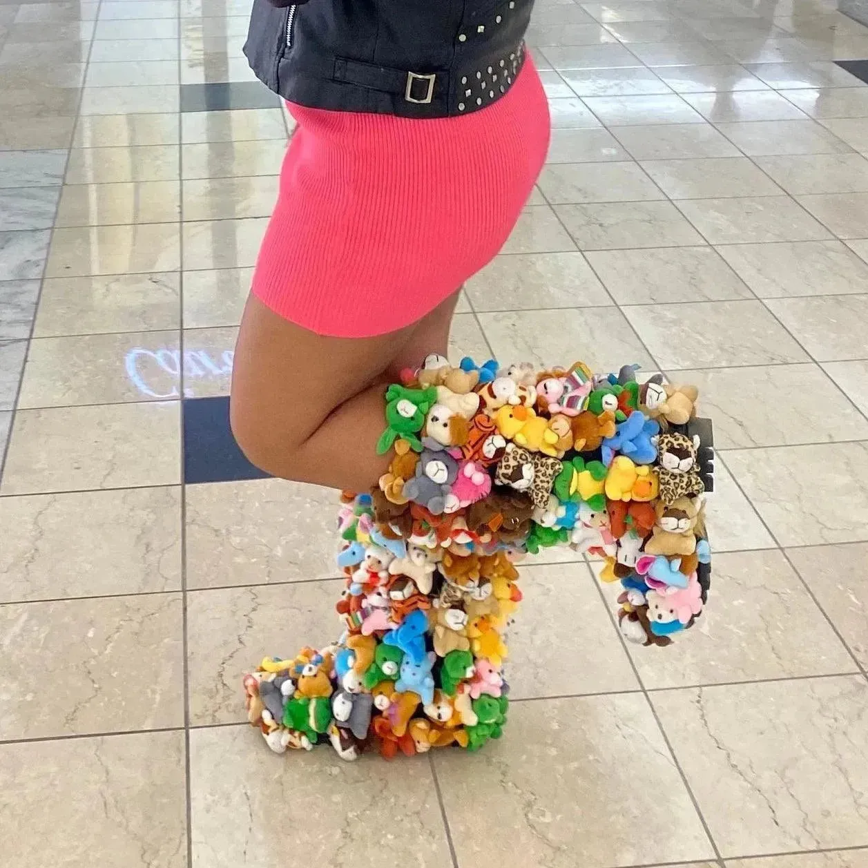 Stuffed Animals Winter Boots