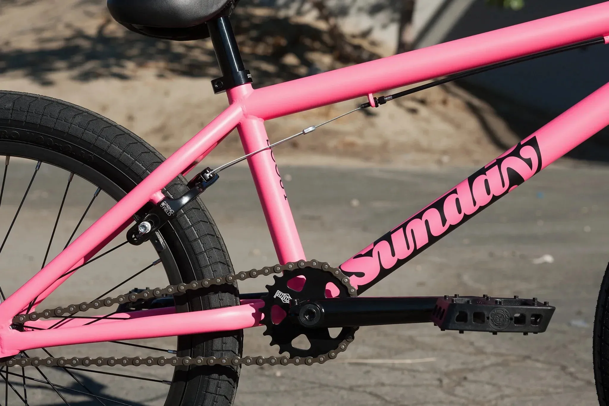 Sunday 2023 Scout 20.75″ Complete BMX Bike - Matte Hot Pink