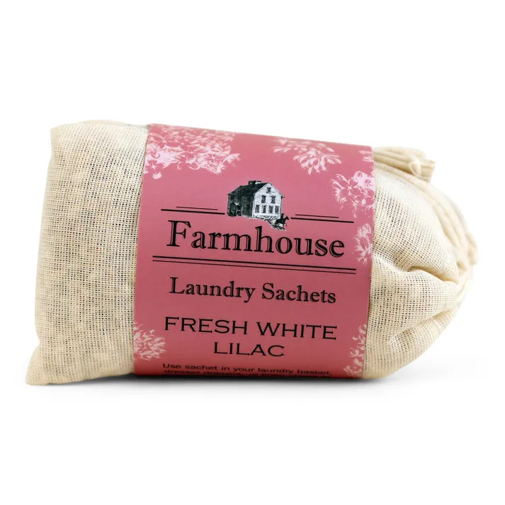 Sweet Grass Farm - White Lilac Landry Sachet 3 Pack