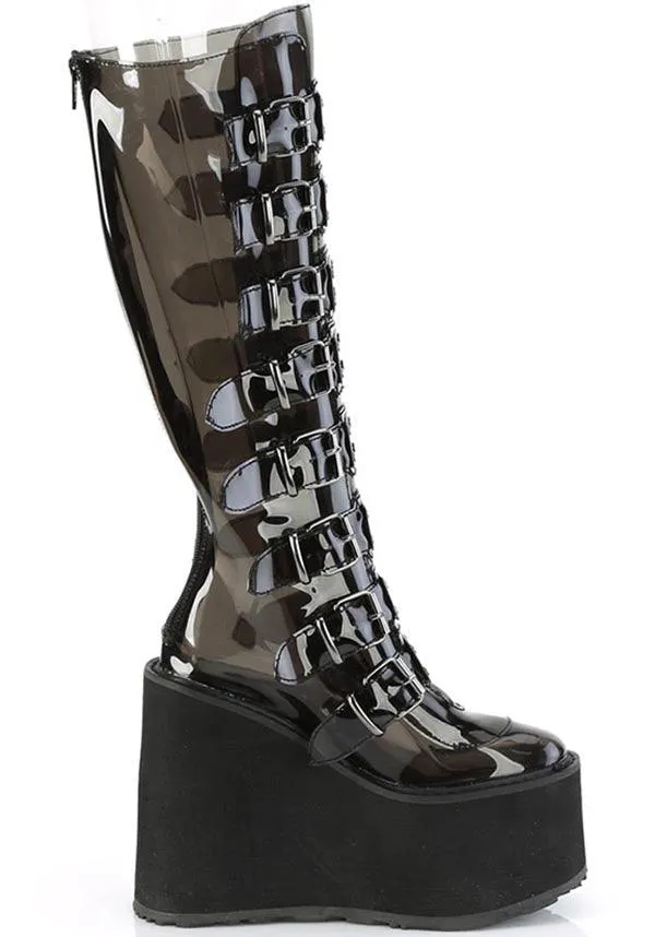 SWING-815C [Smoke TPU] | PLATFORM BOOTS [PREORDER]