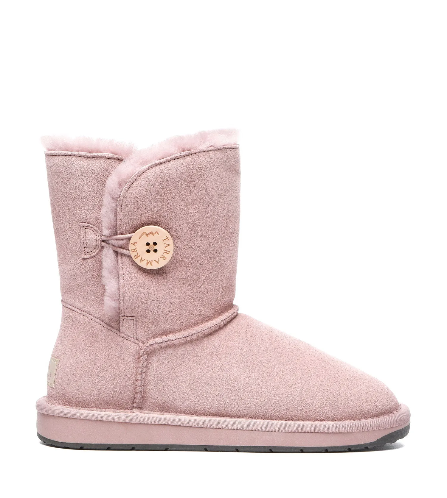 TARRAMARRA Sheepskin Wool Short Button Plus UGG BOOTS - TA3053