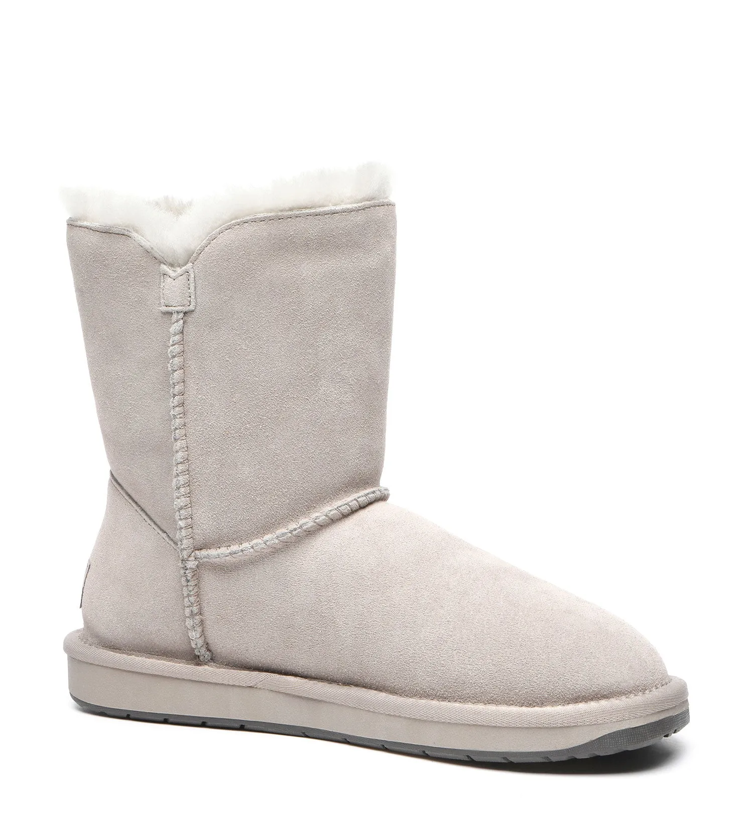 TARRAMARRA Sheepskin Wool Short Button Plus UGG BOOTS - TA3053