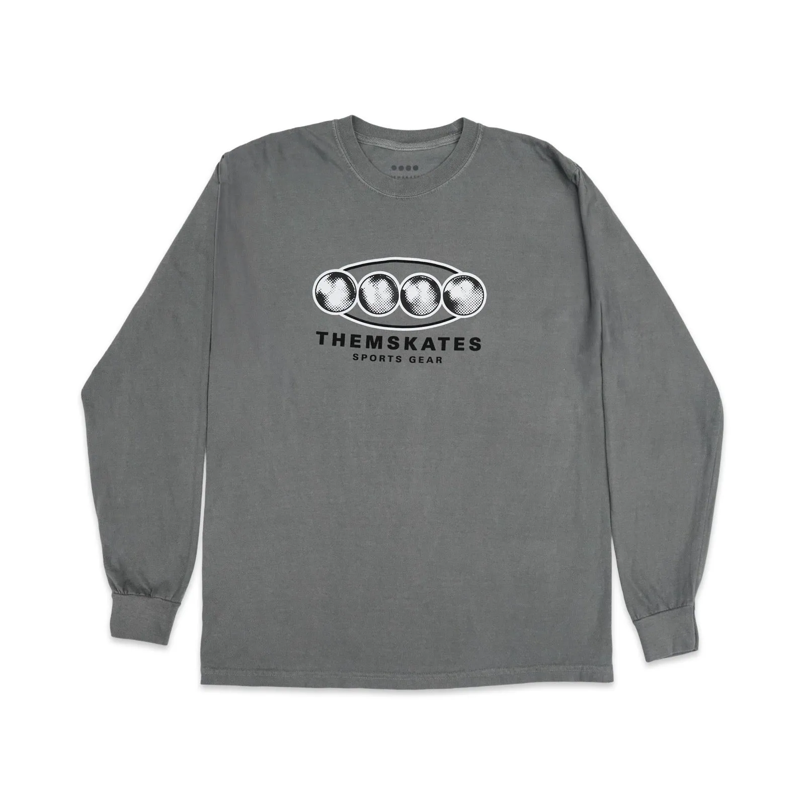 THEM SKATES - SPORTS GEAR - LONG SLEEVE - GREY