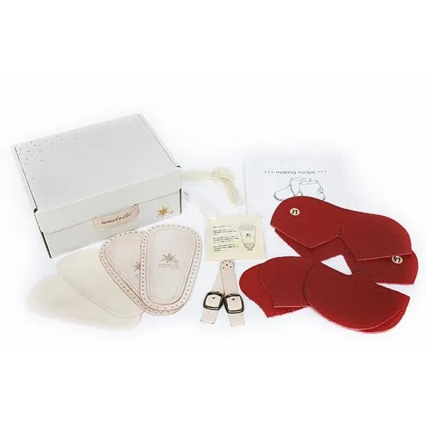 Umeloihc Boo 12cm Babies First Shoe Kit Red