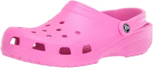 Unisex Crocs Classic Clog|Comfortable Slip on Casual Water Shoe Electric Pink