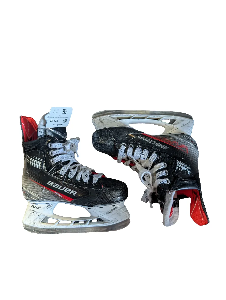 Used Bauer Vapor X LTX Pro  Size 2D Junior Hockey Skates