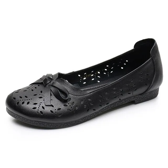 USS Shoes Alexa Women's Flat Black Shoes