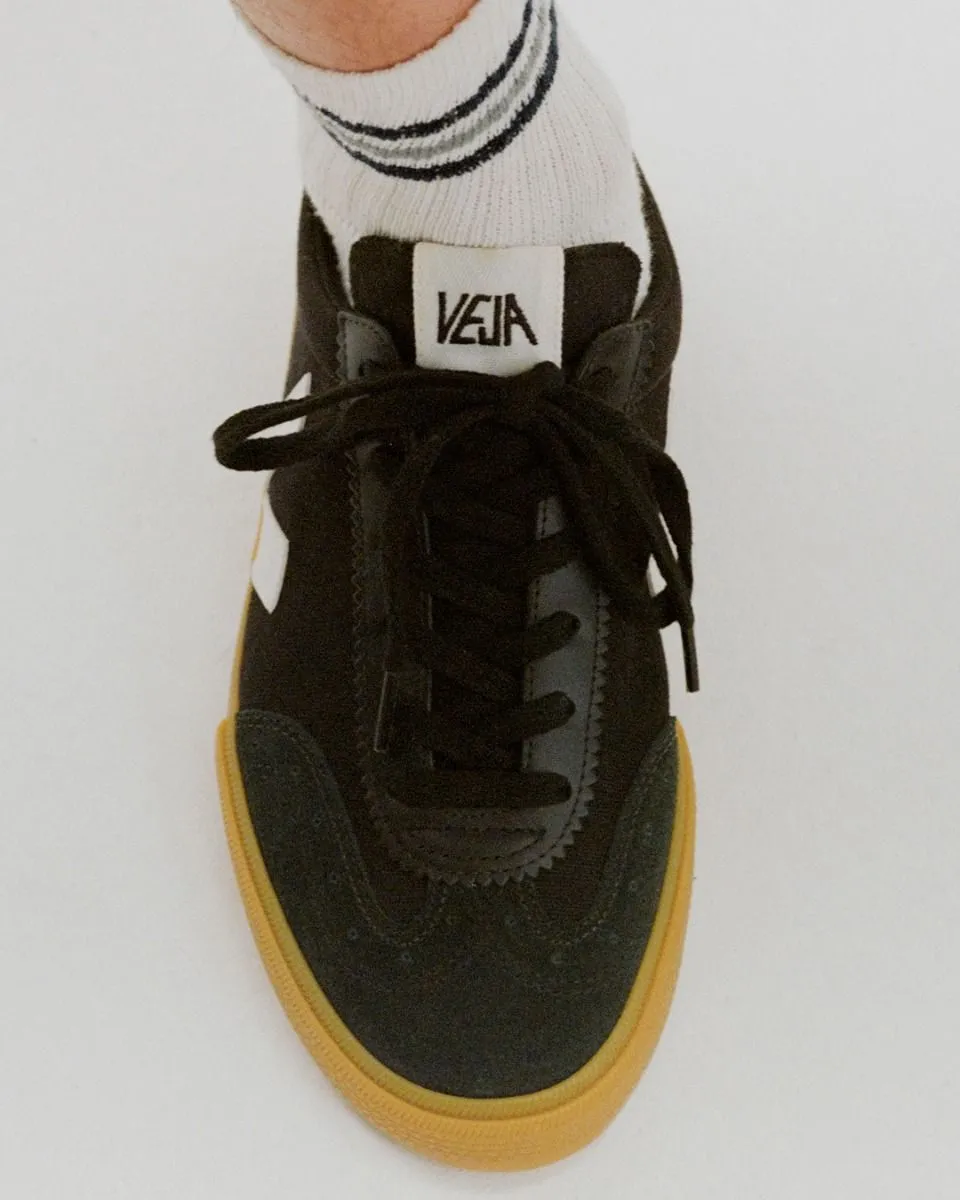 Veja Volley Canvas - Black White Natural