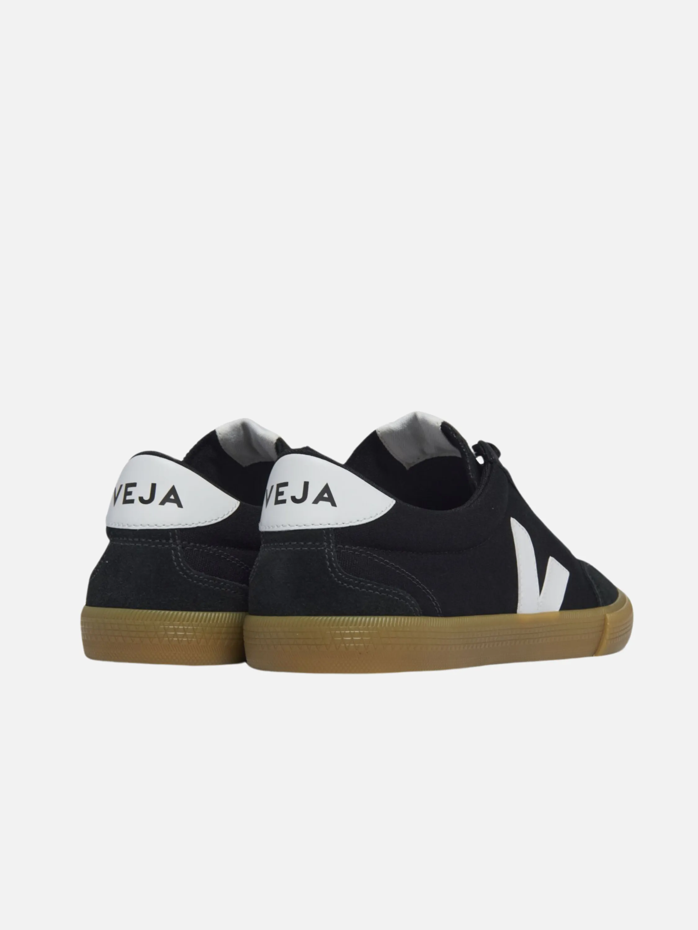 VEJA Volley Canvas Sneaker - Black White Natural