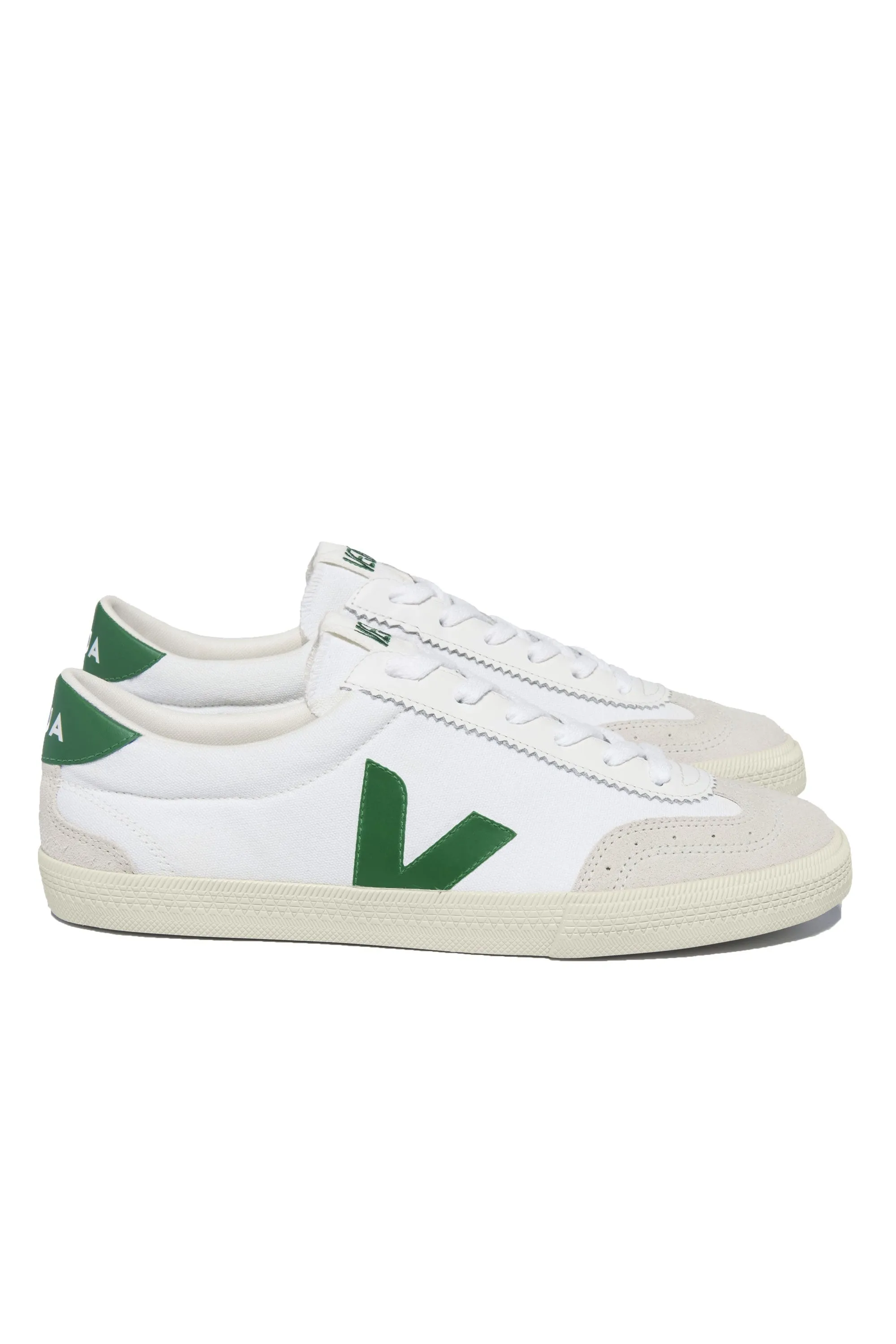 Veja Volley Canvas Trainer White/Emeraude