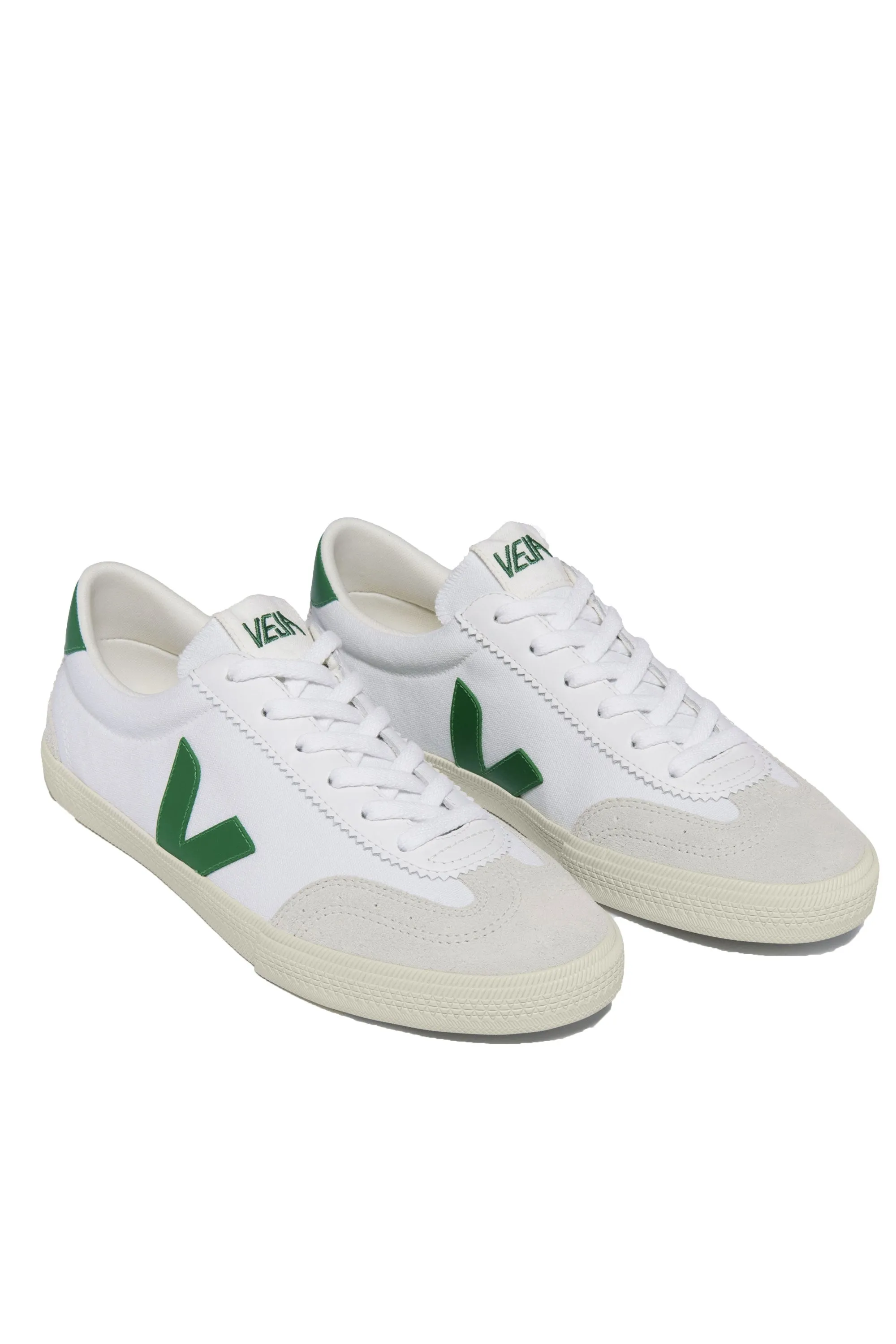 Veja Volley Canvas Trainer White/Emeraude