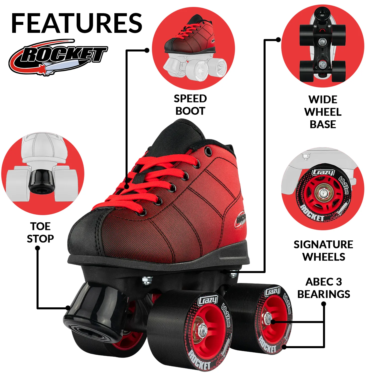 Warehouse Deal | ROCKET JR - Roller Skates