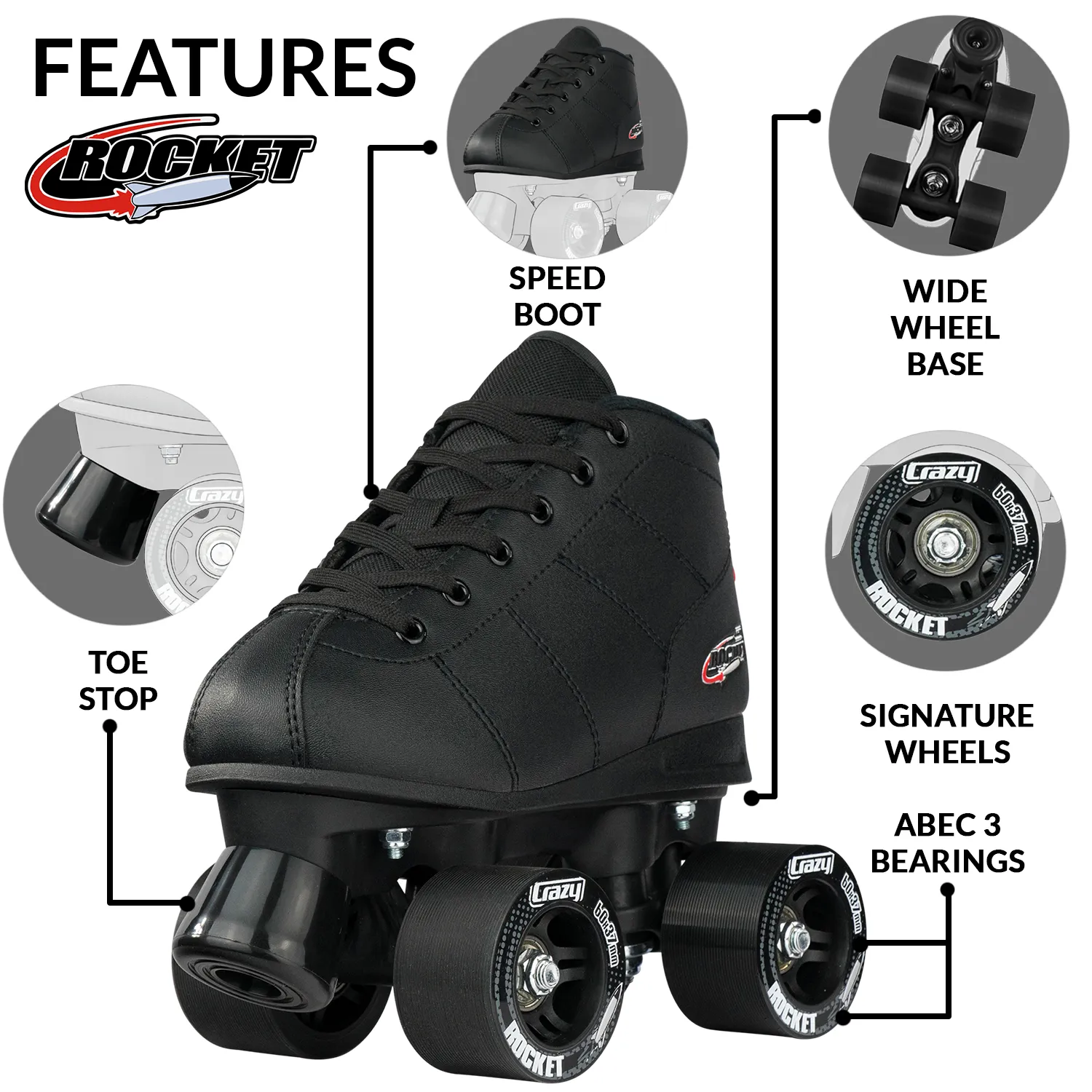 Warehouse Deal | ROCKET JR - Roller Skates