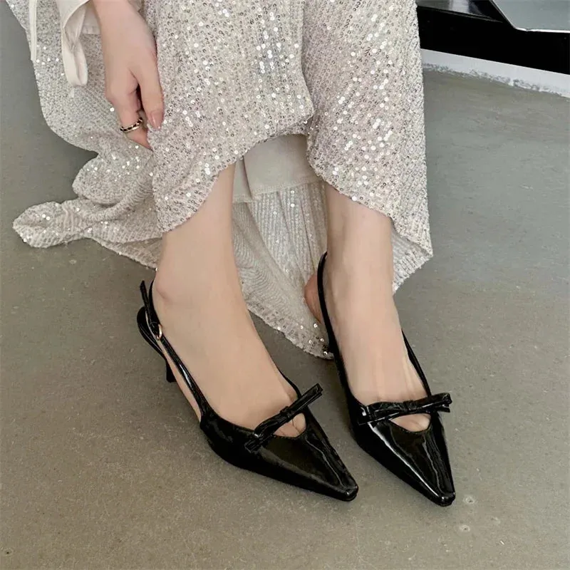Water To My Roses Slingback Shoes