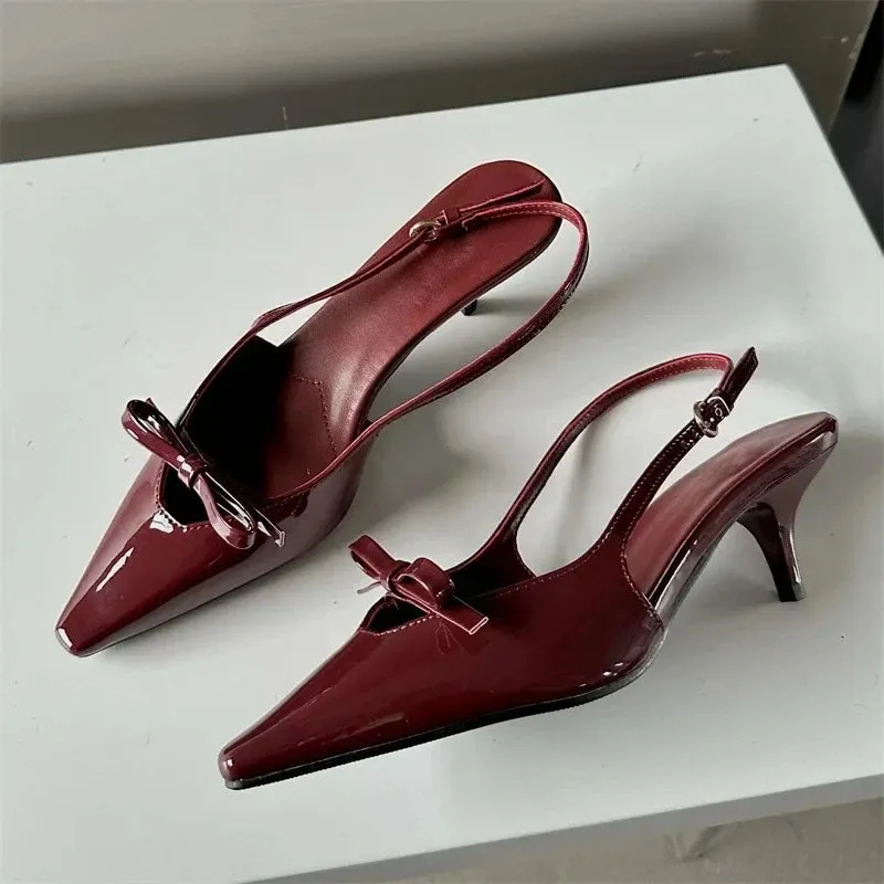 Water To My Roses Slingback Shoes
