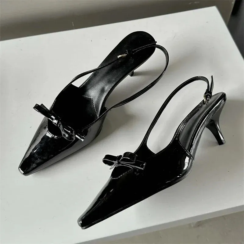 Water To My Roses Slingback Shoes