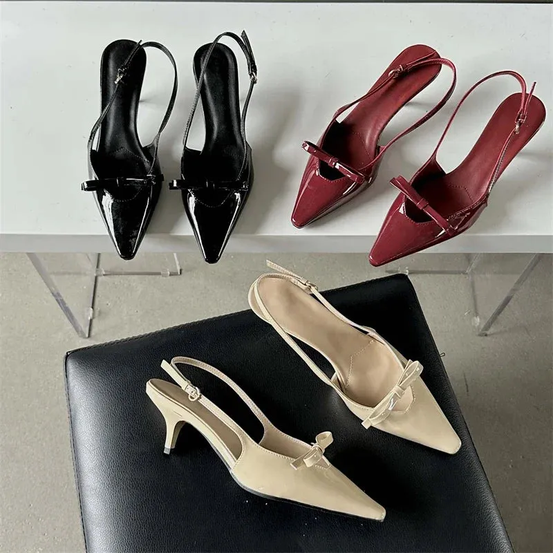 Water To My Roses Slingback Shoes