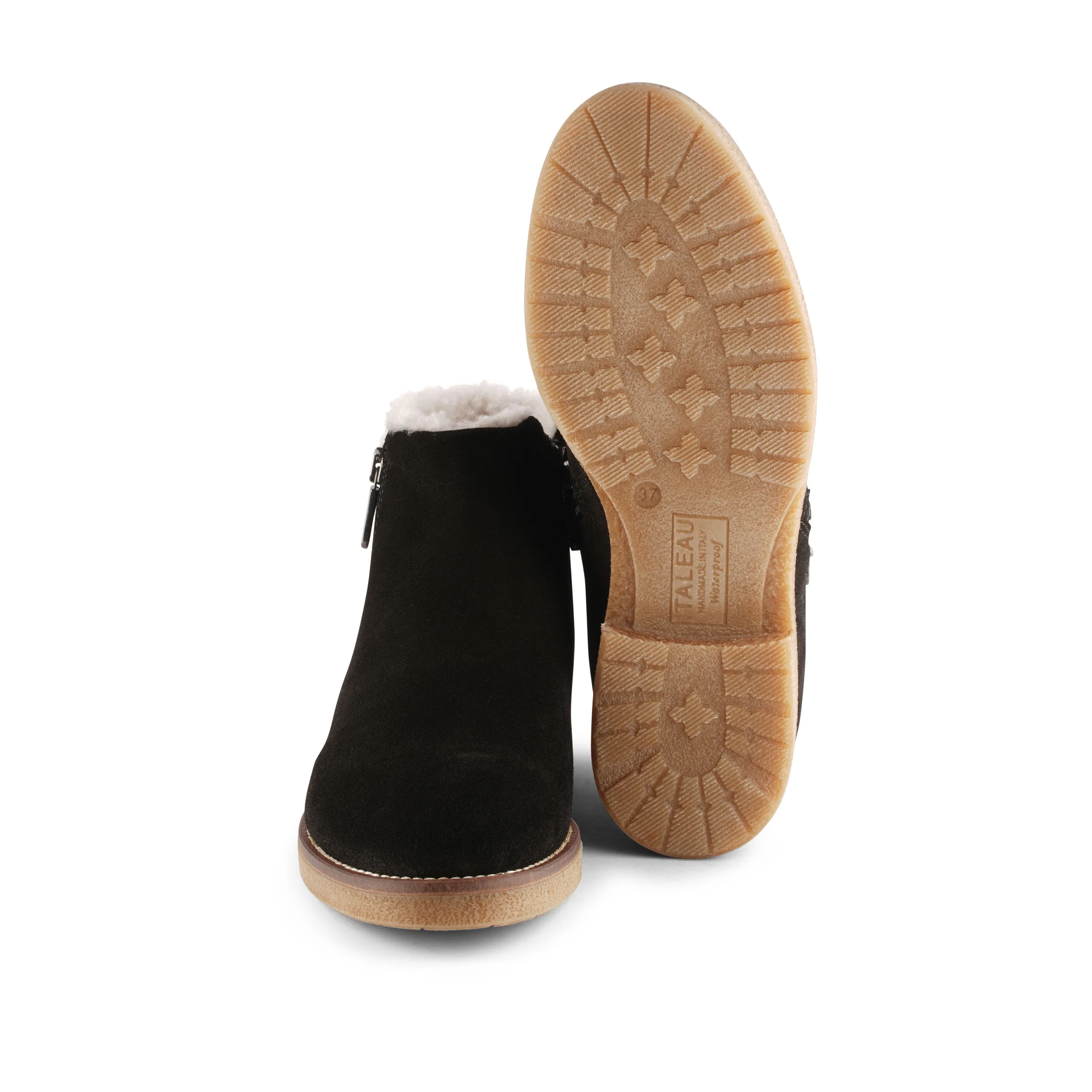 Waterproof Foliana Shearling Booties Nero