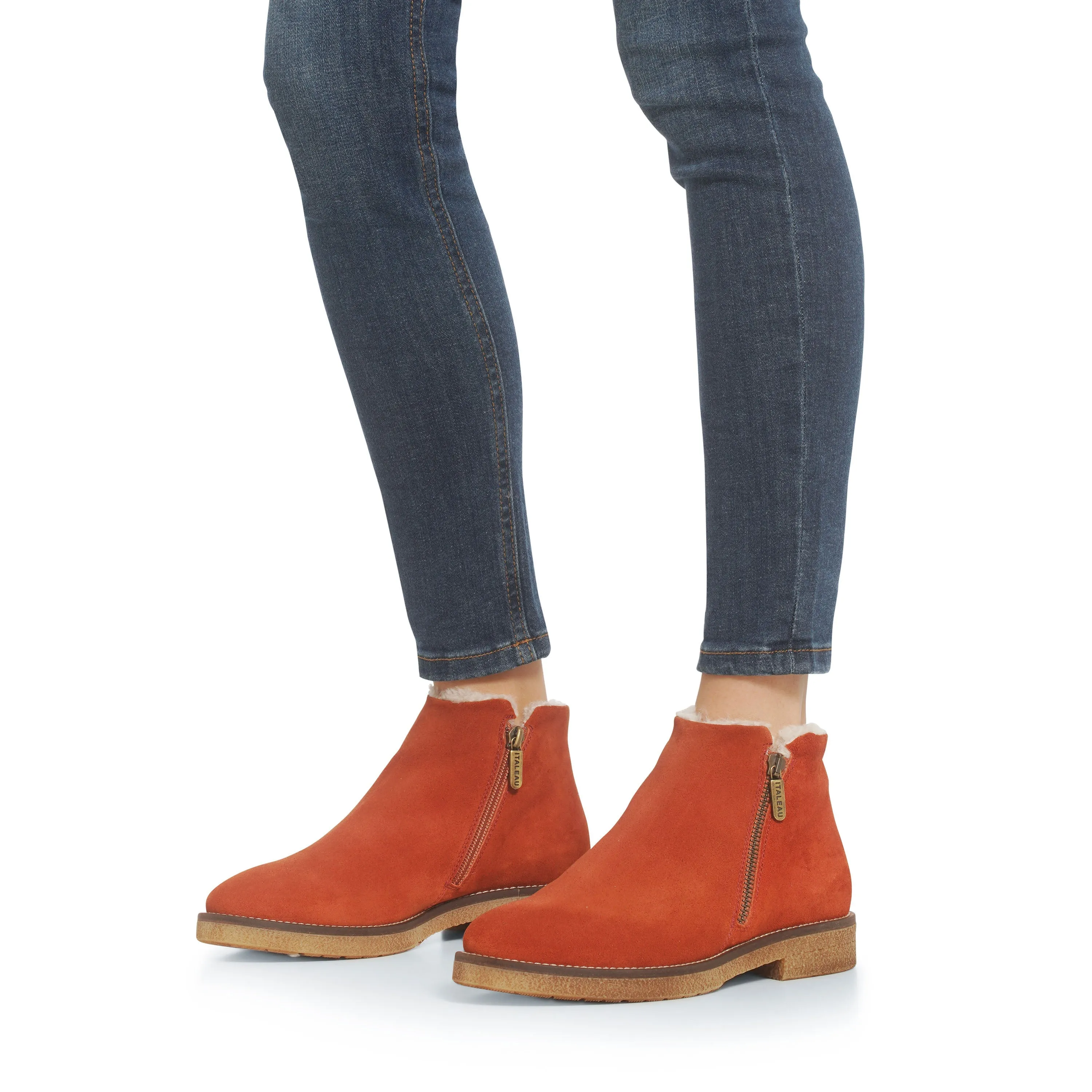 Waterproof Foliana Shearling Booties Rost