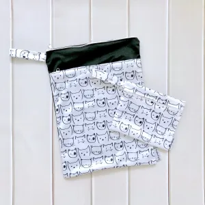 Wet bags - Kitty set