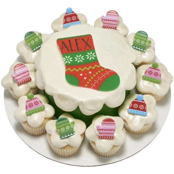 Winter Hats & Mittens Rings - 12ct