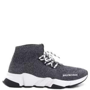 Womens Balenciaga Grey Lace Up Speed Sock
