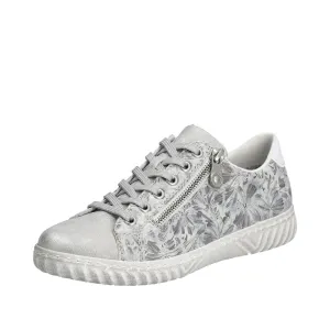 Women's Rieker Silver Sneaker